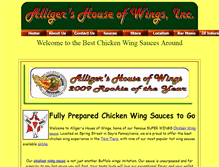 Tablet Screenshot of houseofwings.com